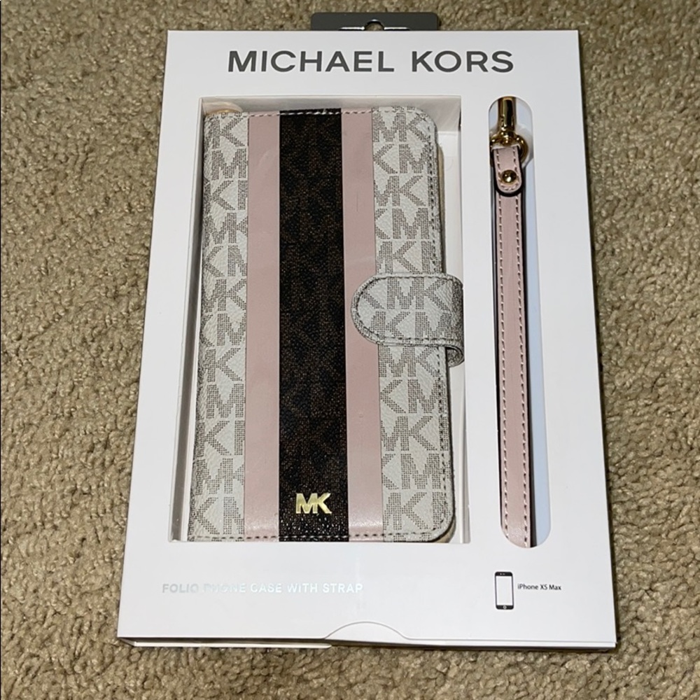 Michael Kors iPhone XS Max folio wallet case